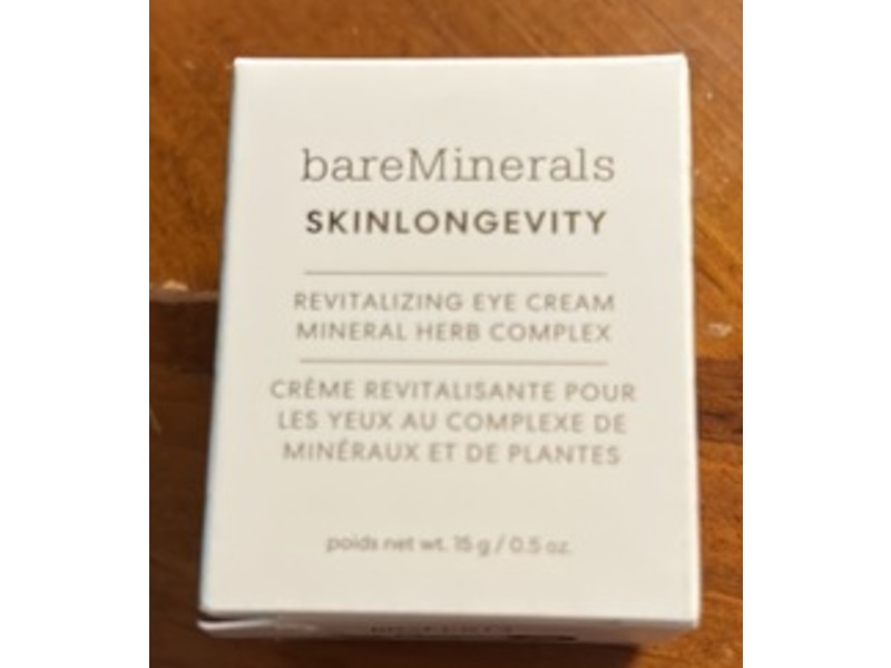 BareMinerals Skinlongevity Revitalizing Eye Cream, 0.5 fl oz/15 g