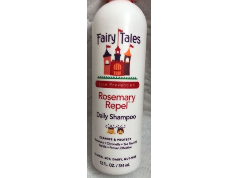Fairy Tales Lice Prevention Daily Shampoo, Rosemary Repel, 12 fl oz/354 mL, Pack Of 2
