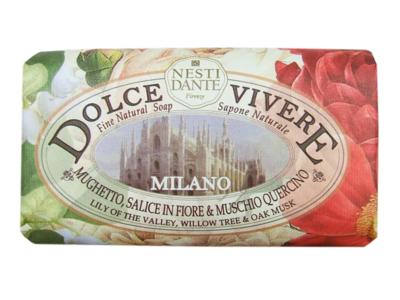 Nesti Dante Dolce Vivere Fine Natural Soap, Milano, 8.8 oz/250 g