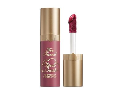 Too Faced Cloud Crush Whipped Lip & Cheek Color, Bed of Roses, 0.15 oz/4.3 g