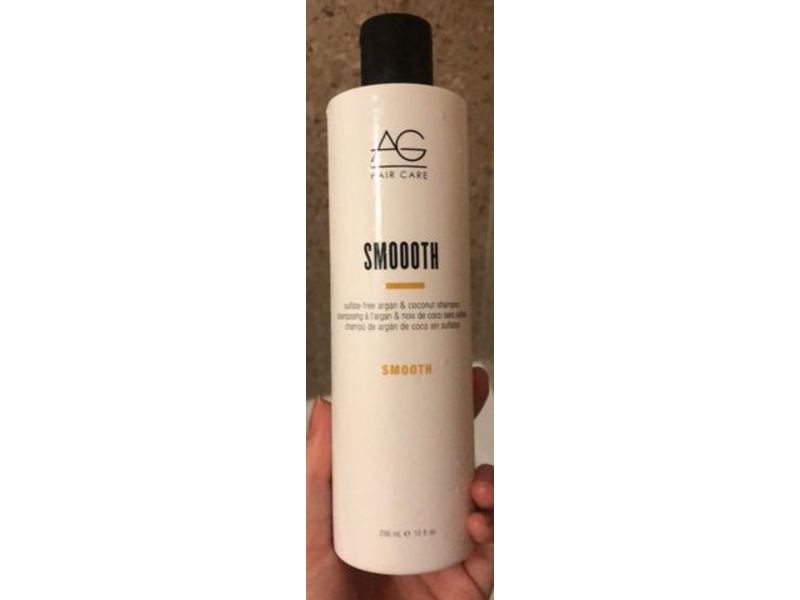 Ag Hair Smooth Shampoo, Argan & Coconut, Sulfate Free, 10 fl oz/296 mL