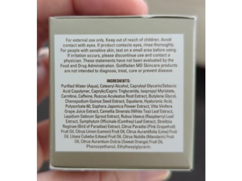 Goldfaden MD Plant Profusion Energetic Eye Cream, 0.5 fl oz/15 mL