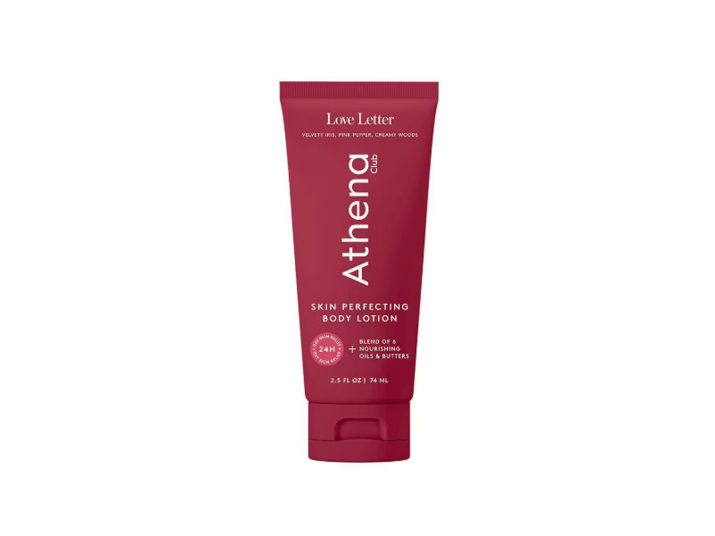 Athena Club Mini Perfecting Body Lotion, Love Letter, 2.5 fl oz/74 mL