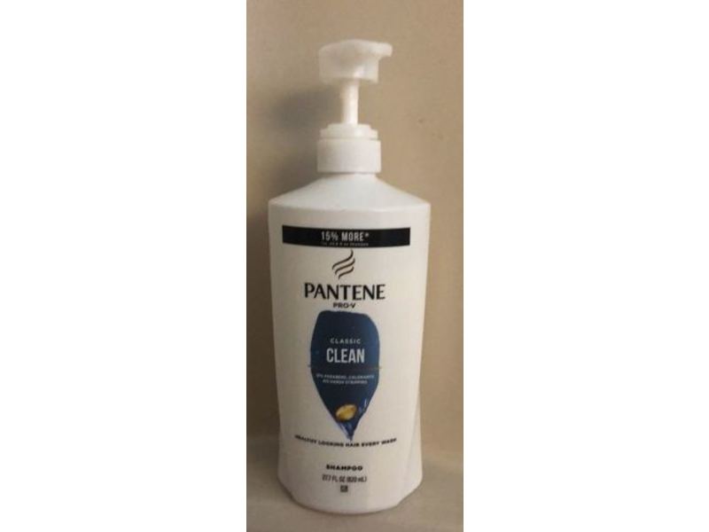 Pantene Classic Clean Shampoo, 27.7 fl oz/820 mL