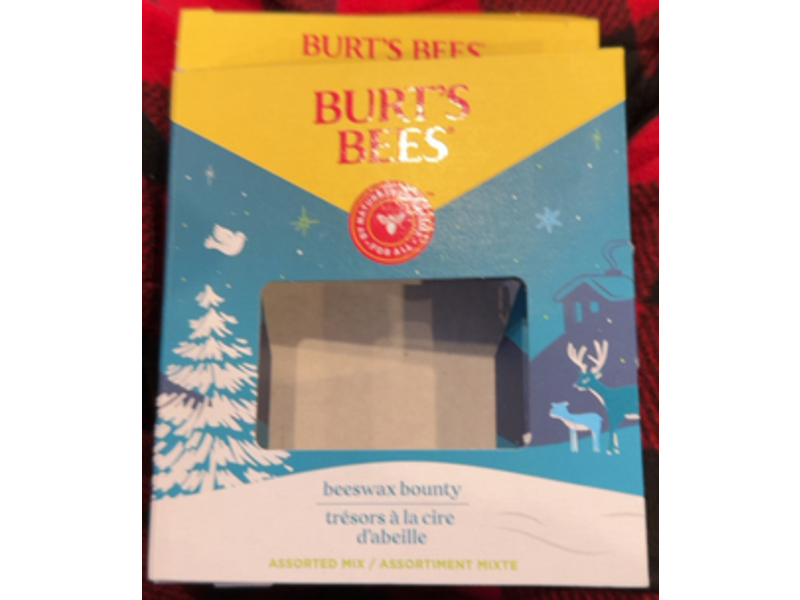 Burt's Bees Christmas Gifts Lip Balm, Classic Beeswax, Vanilla, Cucumber Mint, Coconut &Pear, Pack Of 4