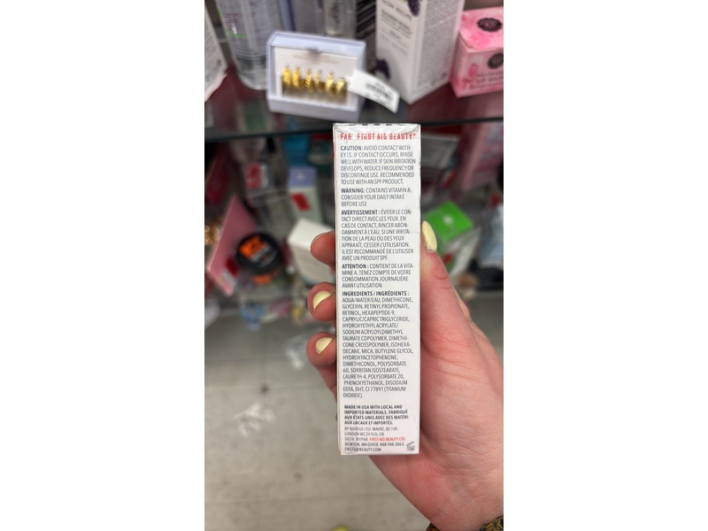 First Aid Beauty 0.3% Retinol Complex Serum, Peptides, 1 fl oz/30 mL