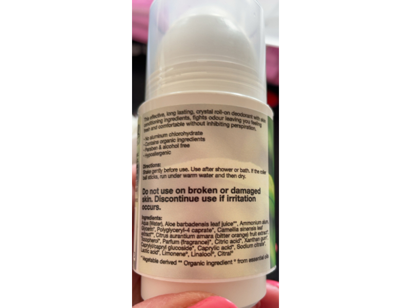 Faith In Nature Natural Deodorant, Green Tea & Aloe Vera, 1.69 fl oz/50 mL