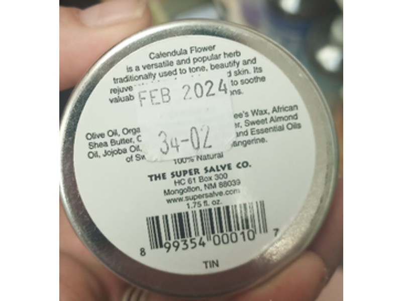 Super Salve Pure Herbal Comfort Calendula Salve, 1.75 fl oz