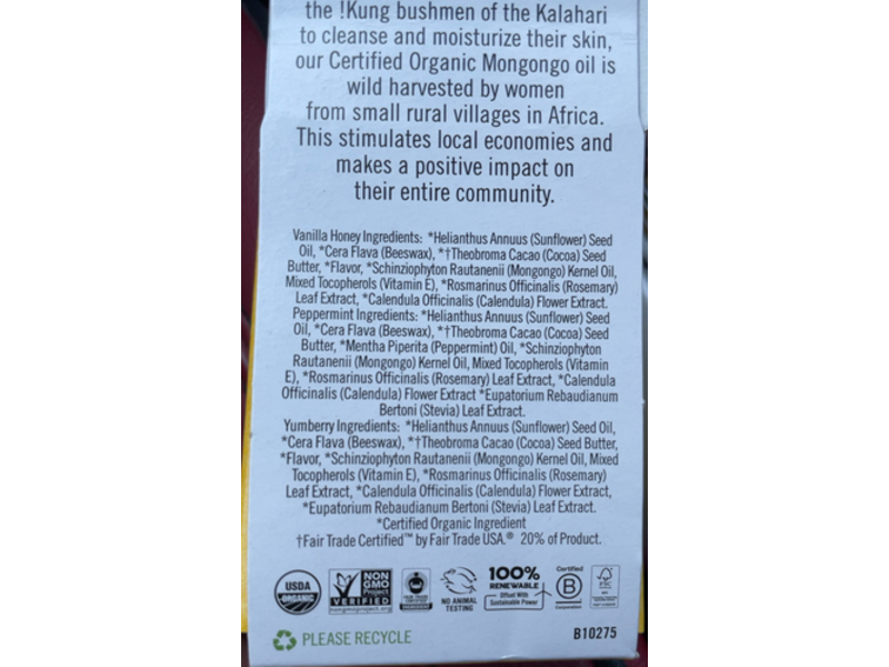 Eco Lip Balm, Mongo Kiss, 3 Count