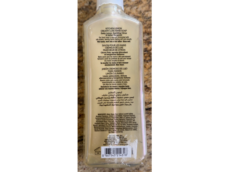 Bath & Body Works Creamy Luxe Hand Soap, Kitchen Lemon,8 fl oz/236 mL