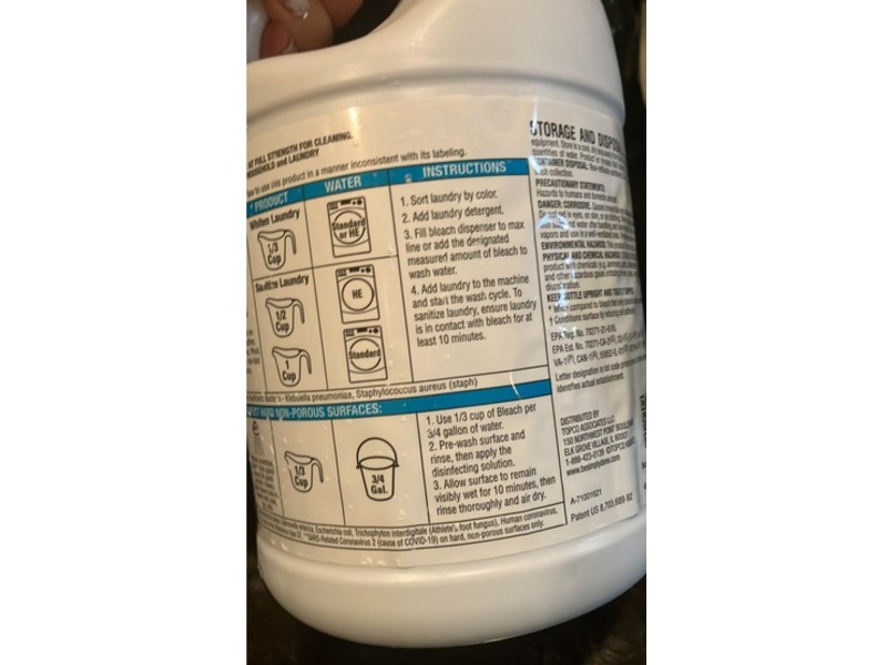 Simply Done Concentrated Bleach, Regular Scent, 81 fl oz/2.39 L