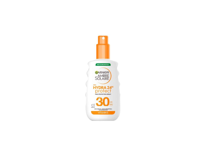 Garnier Ambre Solaire Hydra 24 Protect Sunscreen Spray, SPF 30, 150 mL
