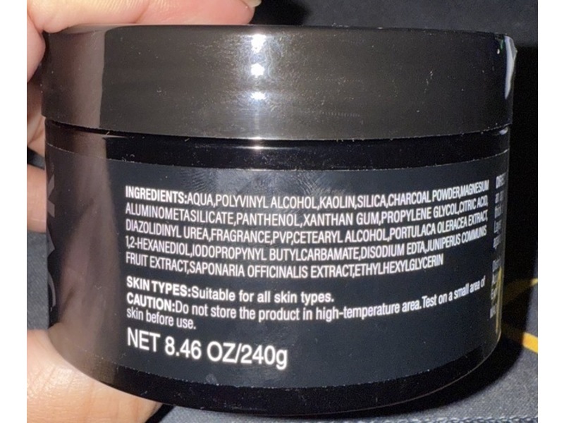 Jvr Blackhead Remover Peel Off Face Mask, Charcoal, 8.46 oz/240 g