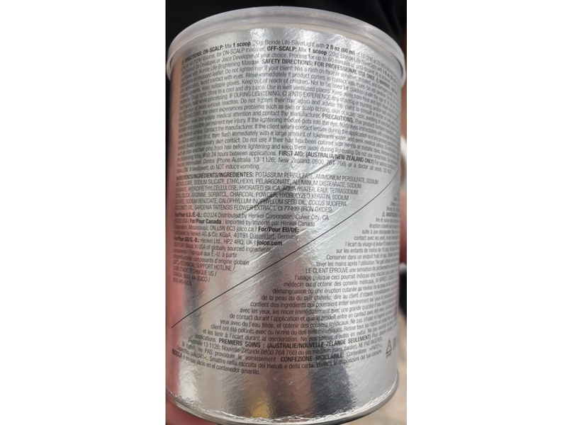 Blonde Life By Joico Silver Light Lightening Powder, 32 oz/907 g