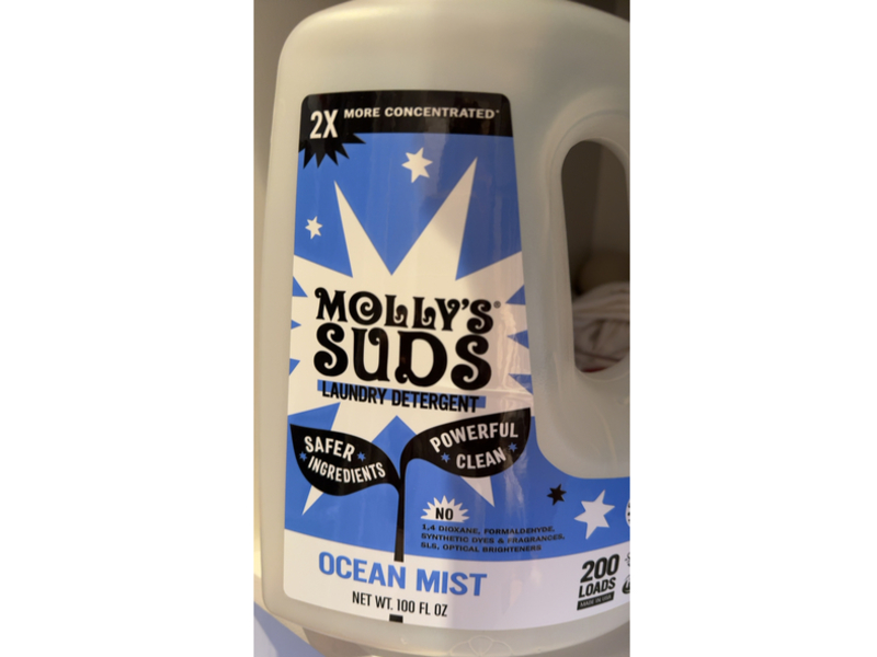 Molly's Suds Laundry Detergent, Ocean Mist, 200 Loads, 100 fl oz
