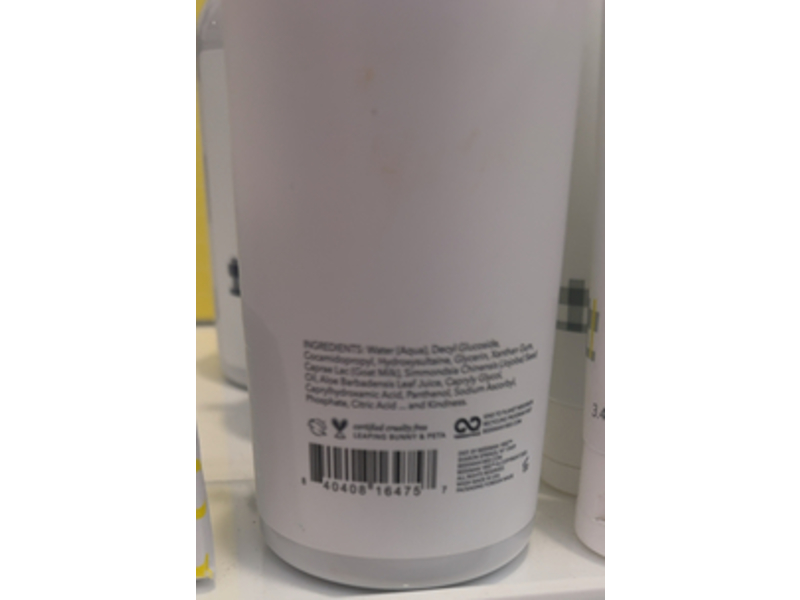 Beekman 1802 Pure Goat Milk Hand & Body Wash, Goat Milk & Botanical Oils, 12.5 fl oz/370 mL