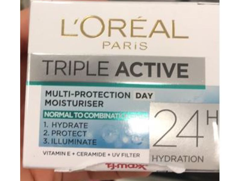 L'Oréal Paris Dermo-Expertise Triple Active Day Multi-Protection Moisturiser, 50 mL
