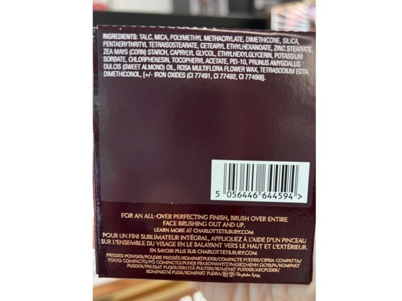 Charlotte Tilbury Air Brush Compact Flawless Finish, 1 Fair, 0.28 oz/8 g