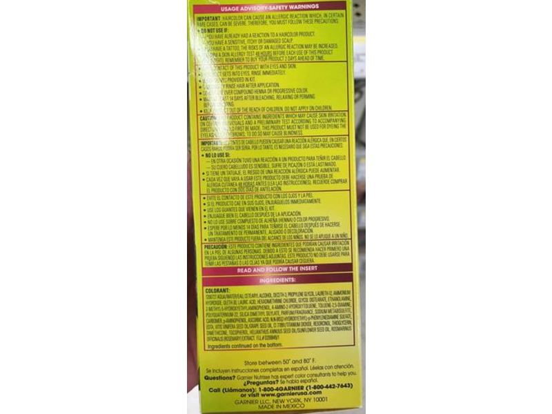 Garnier Nutrisse Nourishing Hair Color Creme, 362 Darkest Berry Burgundy, One Application