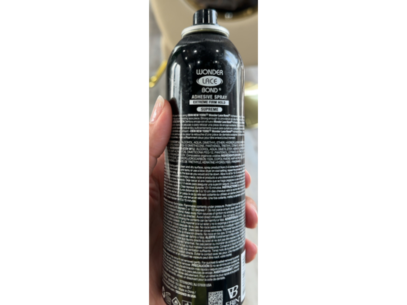 Ebin New York Wonder Lace Bond Adhesive Spray, Supreme, 6.08 fl oz/180 g, Pack Of 3
