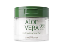 Mediflower Fresh Soothing Toner Pad, Aloe Vera, 180 mL, 60 Count - thumbnail 1