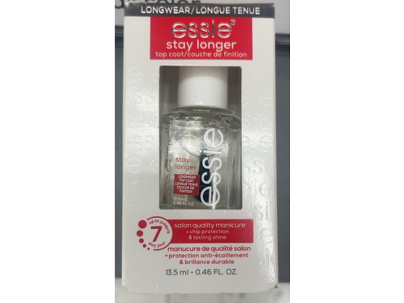 Essie Stay Longer Top Coat, 0.46 fl oz/13.5 mL