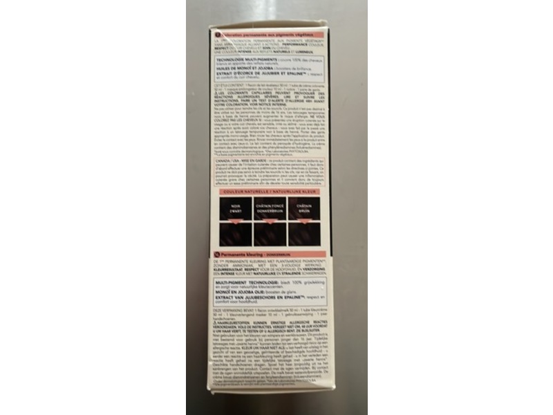 Phyto Paris Permanent Color, 3 Dark Brown, 0.42 oz