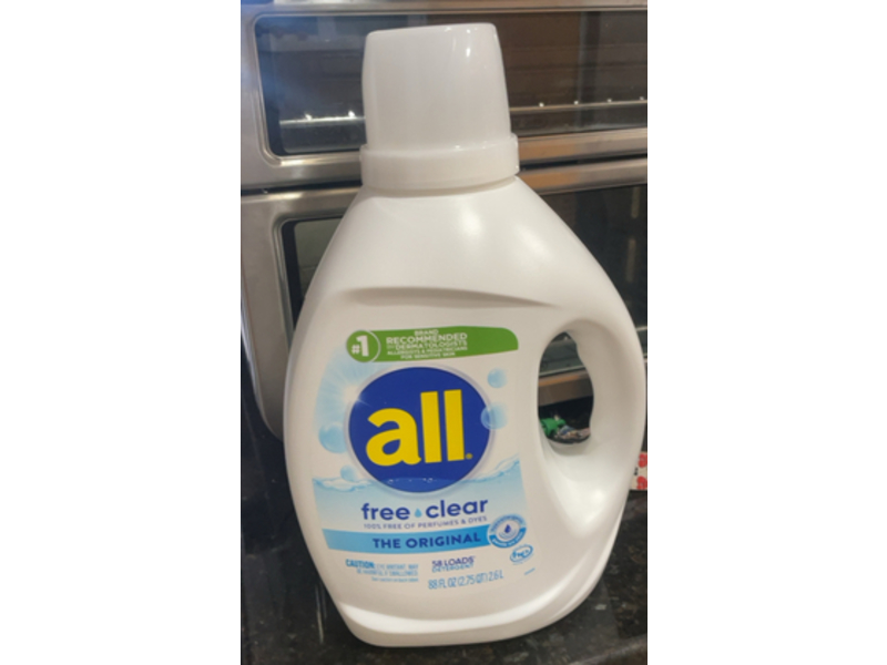 All Free Clear Detergent, The Original, 58 Loads, 88 fl oz/2.6 L