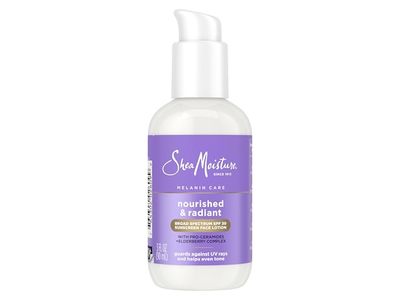 SheaMoisture Nourished & Radiant Facial Sunscreen Lotion, SPF 30, 3 fl oz/90 mL