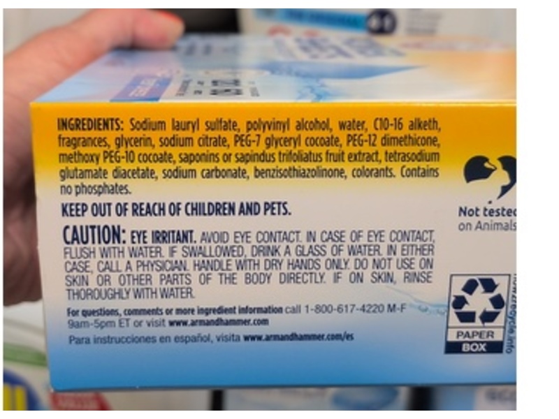 Arm & Hammer Power Sheets Laundry Detergent, Fresh Breeze, 120 Loads, 60 Counts