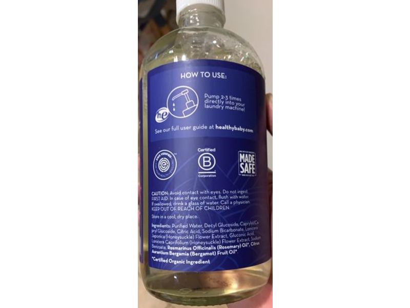 Healthybaby Laundry Detergent, 80 Loads, 16 fl oz/473 mL