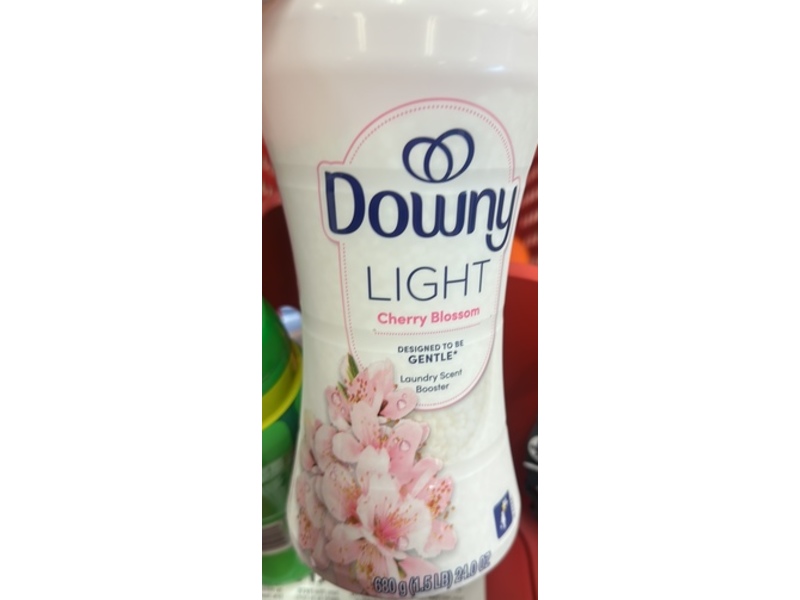 Downy Light Laundry Scent Booster, Cherry Blossom, 24 oz/680 g
