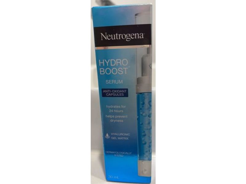 Neutrogena Hydro Boost Serum, Anti-Oxidant Capsules, 30 ml