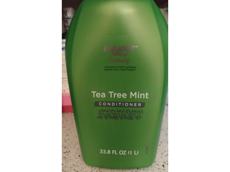 Equate Beauty Conditioner, Tea Tree Mint, 33.8 fl oz/1 L