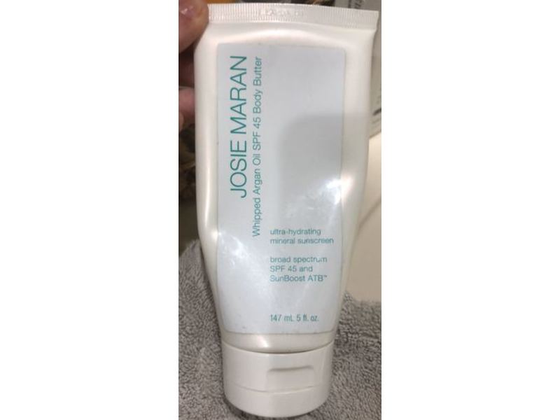 Josie Maran Whipped Argan Oil Body Butter, Spf 45, 5 fl oz