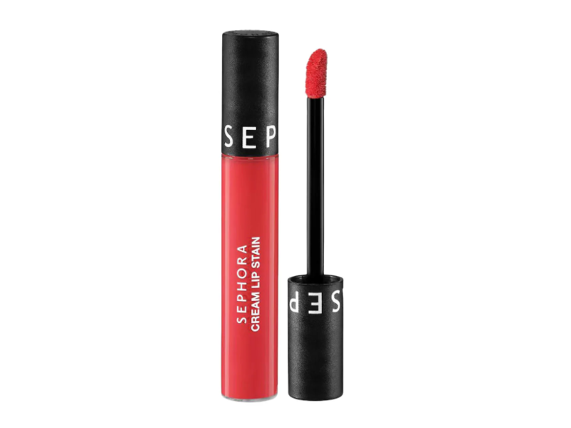 Sephora Cream Lip Stain Liquid Lipstick, 132 Acid Coral, 0.16 oz/5 mL