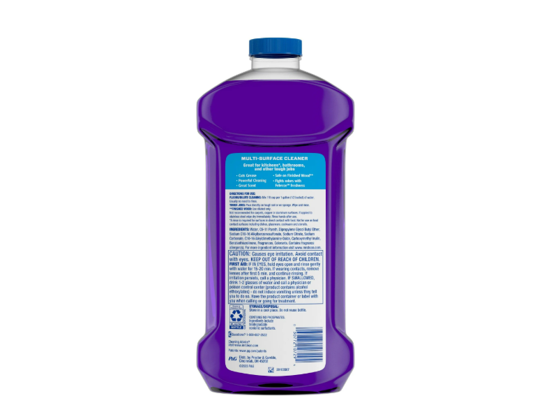 Mr.Clean Multi Surface Cleaner, Lavender, 41 fl oz/1.21 L