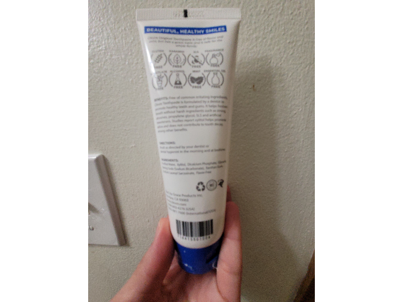 Cleure Original Flavor Free Toothpaste, 4 fl oz/113.4 g