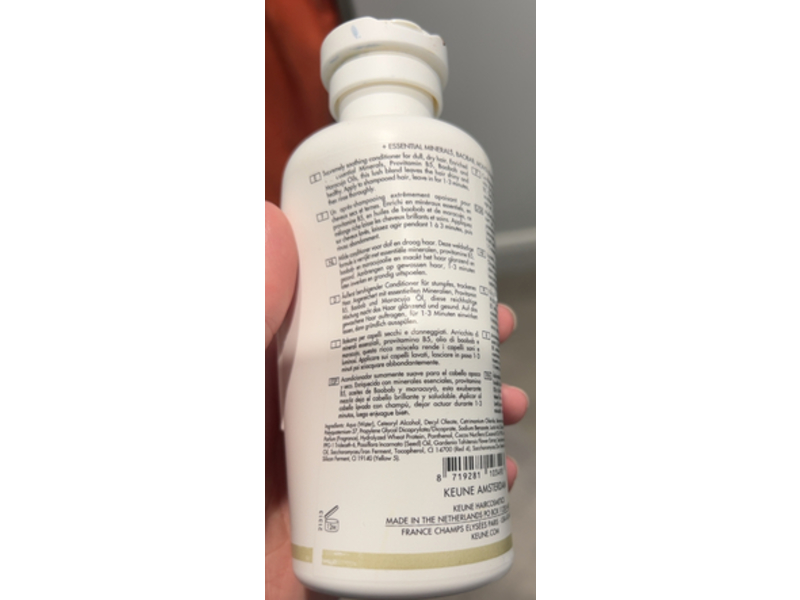 Keune Care Conditioner, Satin Oil, 8.5 fl oz/250 mL