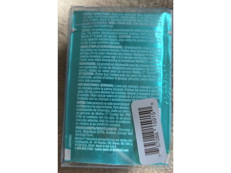 Malibu C Swimmers Wellness Clarifier, 0.17 oz/5 g, 12 Count