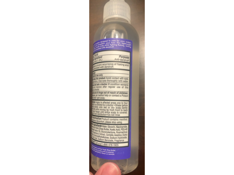 Shea Moisture Hair Care System Anti-Dandruff Leave-In, 4 fl oz/118 mL