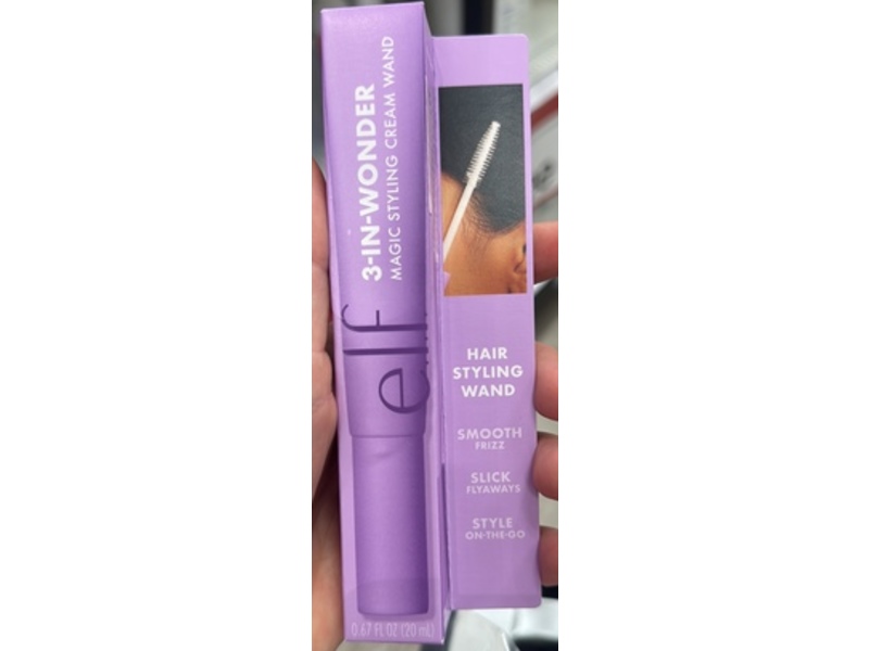 e.l.f. 3-In-Wonder Magic Styling Cream Wand, 0.67 fl oz/20 mL