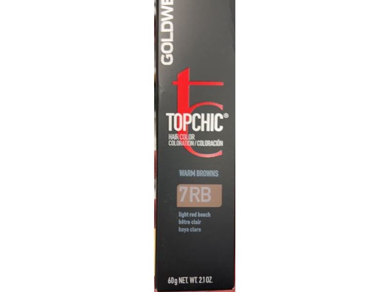 Goldwell Topchic Hair Color, Warm Browns 7Rb, 2.1 oz/60 g
