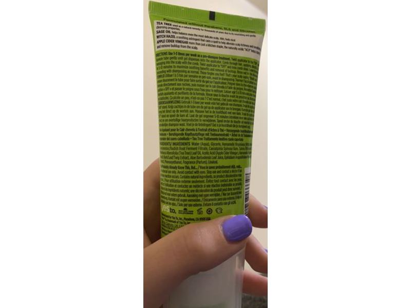 Yes To Tea Tree Soothing Scalp Treatment, 3 fl oz/88.7 mL