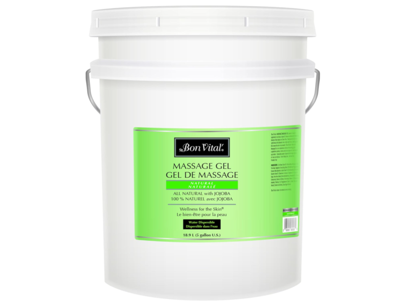 Bon Vital Massage Gel, Jojoba, 18.9 L
