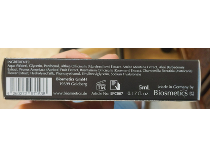 Biosmetics Eye Care Moist Lash & Brow Moisturizing Pen, 0.17 fl oz/5 mL