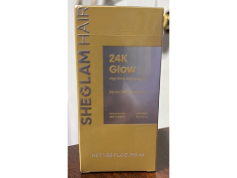 Sheglam Hair 24k Glow High Shine Styling Serum, 1.69 fl oz/50 mL