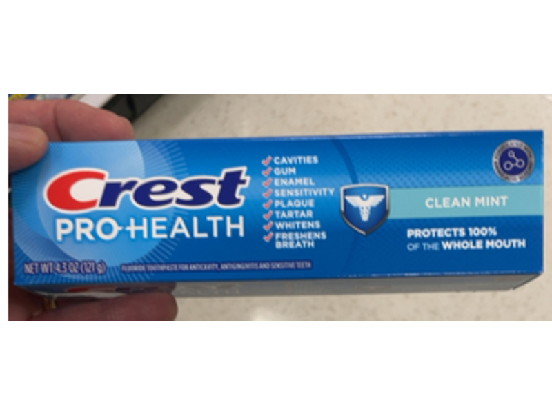 Crest Pro Health Toothpaste, Clean Mint, 4.3 oz/121 g