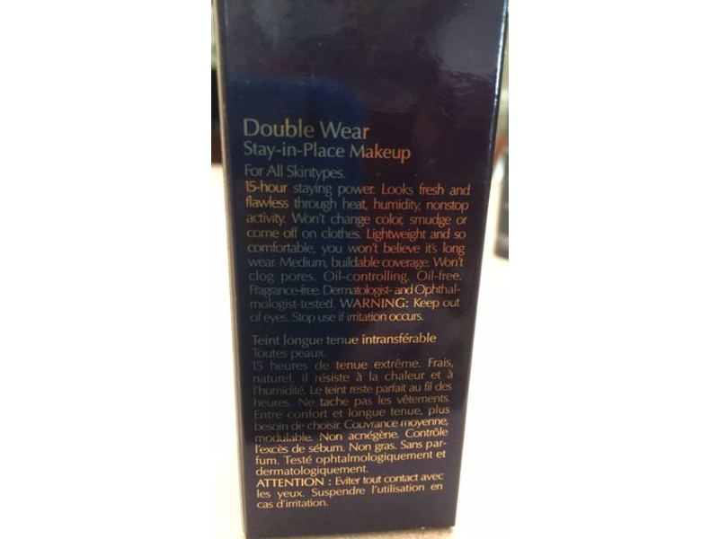 Estee Lauder Double Wear Stay-in-Place Foundation, 3N2 Wheat, 1 fl oz/30 mL