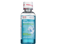 CVS Health Antiseptic Mouthwash, Blue Mint, 3.2 fl oz/94 mL - Image 2